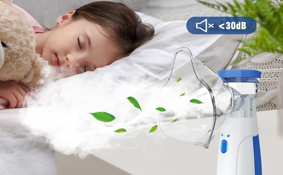 Mesh Nebulizer - Breathe Better Anytime, anywhere — Fast Relief in Your Pocket