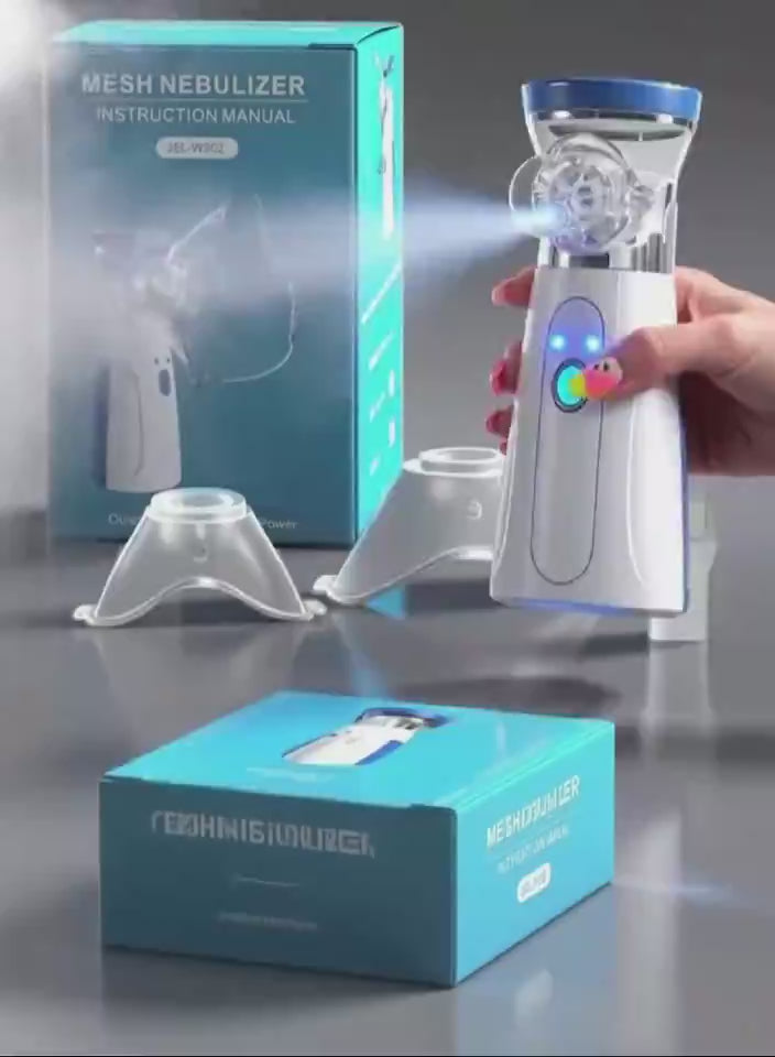 Mesh Nebulizer - Breathe Better Anytime, anywhere — Fast Relief in Your Pocket
